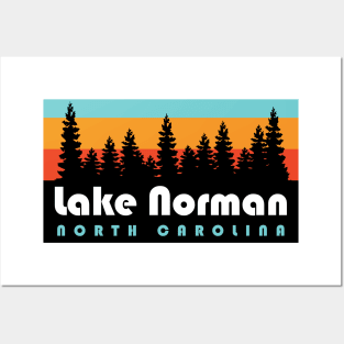 Lake Norman NC Lake Norman North Carolina Retro Vintage Posters and Art